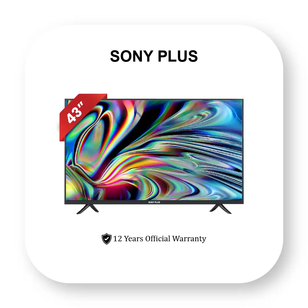 43 Inch Double Glass Voice Control Smart Android LED TV