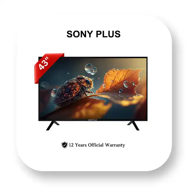 Sony Plus 43 Inch Frameless Voice Control Smart Android LED TV